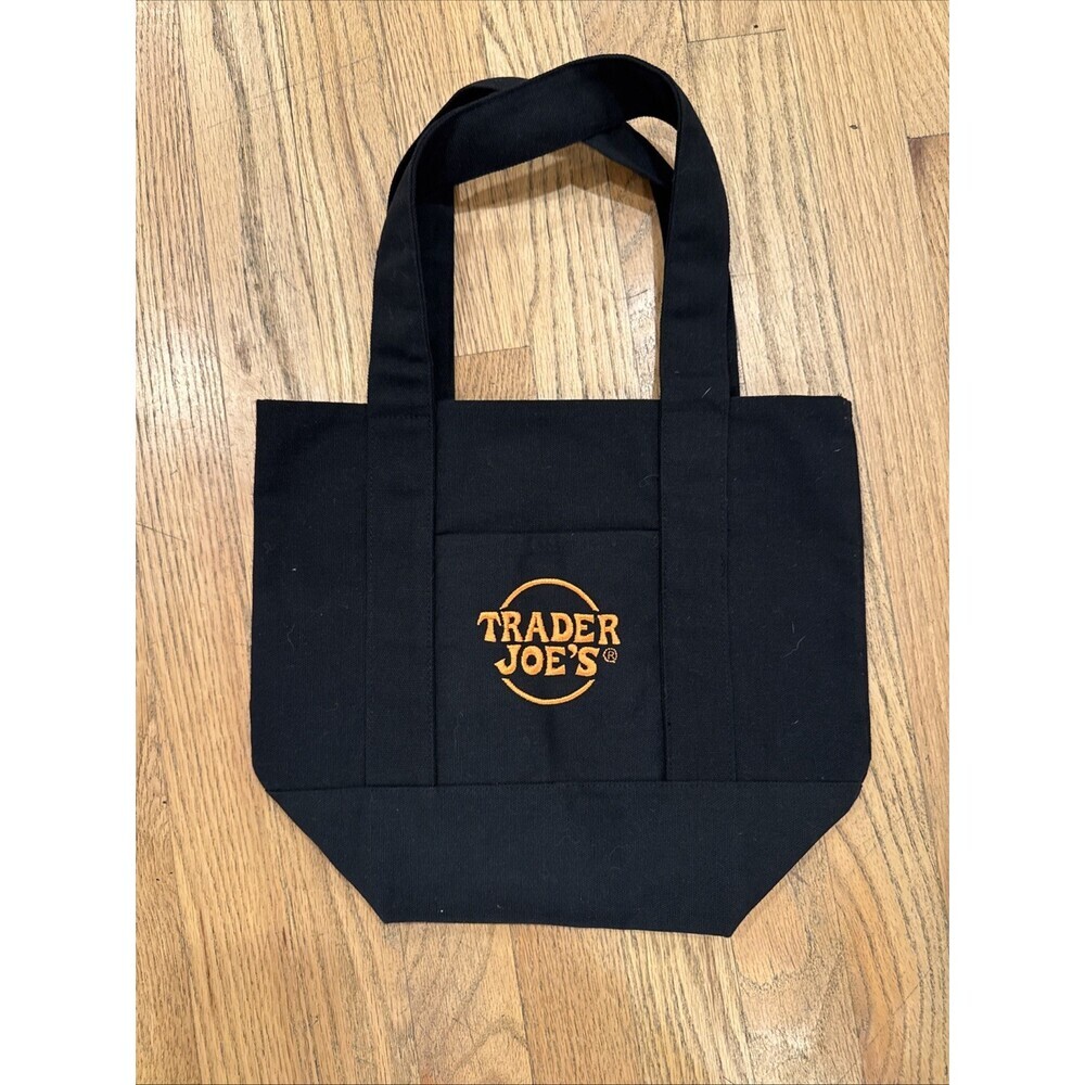 Halloween 2025 LIMITED EDITION Trader Joe’s Black Mini Tote Bag Pre-Owned - Picture 6 of 6